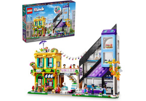 Constructor LEGO Friends Flower and Design Shops in the City Center 41732