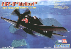 Buildable model of the F6F-5 "Hellcat" fighter