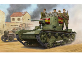Buildable model Soviet T-26 Light Infantry Tank Mod.1935