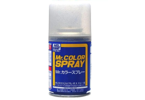 Аэрозольная краска Shine Silver / Блестящее Серебро Mr.Color Spray (100 ml) S90