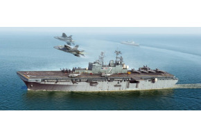 Buildable model USS Iwo Jima LHD-7