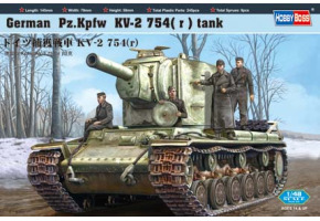 Scale model 1/48 captured tank KV-2 754(r) HobbyBoss 84819