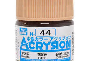 Акриловая краска на водной основе Acrysion Flesh / Телесный Mr.Hobby N44
