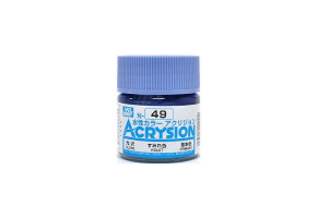 Акриловая краска на водной основе Acrysion Violet / Фиолетовый Mr.Hobby N49