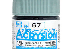 Акриловая краска на водной основе Acrysion RLM65 Light Blue / Светло-Голубой Mr.Hobby N67