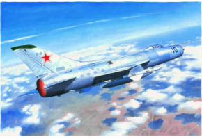 Сборная модель 1/48 Советский самолет-перехватчик Су-11 «Рыбак» Трумпетер 02898