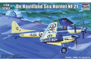 Сборная модель 1/48 Истребитель De Havilland "Sea Hornet" NF.21 Трумпетер 02895