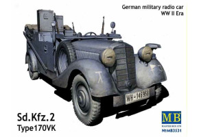 Sd.Kfz. 2 Type 170VK, German military radio car, WW II era
