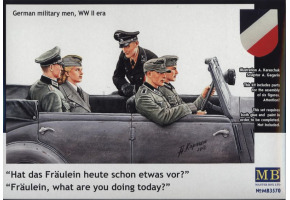 “Fräulein, what are you doing today? German military men, WW II era”