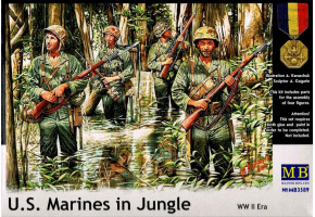“US Marines in Jungle, WW II era”