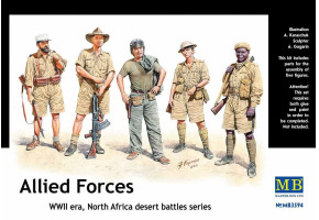 >
  “Allied Forces, WW II era, North
  Africa, desert battles series”