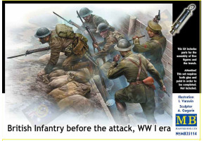 «Британская пехота перед атакой, эпоха Первой мировой войны»