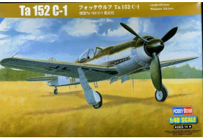 Buildable model of the German aircraft Ta Ta152 C-1