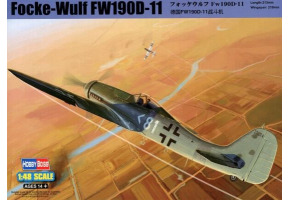Buildable model of the German Focke-Wulf FW190D-11 fighter