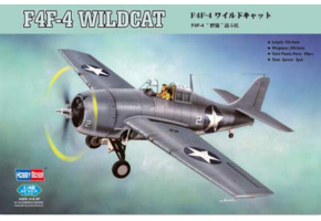 Buildable model of the American F4F-4 “Wildcat” Fighter