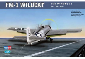 Buildable model FM-1 Wildcat American fighter jet