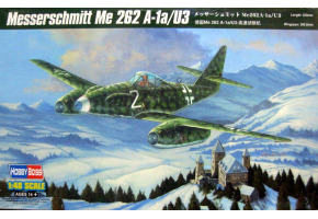 Buildable model of the German fighter Me 262 A-1a/U3