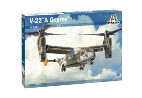 Scale model 1/72  aircraft V-22 A OSPREY Italeri 1463