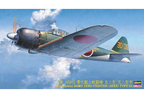 Збірна  модель MITSUBISHI A6M5 ZERO FIGHTER (ZEKE) TYPE 52JT70 1:48