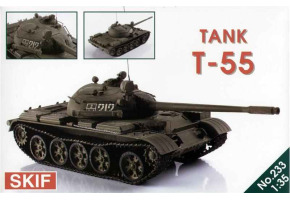 Assembly model 1/35 Tank T-55 SKIF MK233
