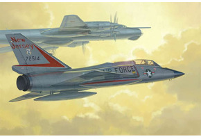 Сборная модель 1/72  Американский истребитель F-106B Delta Dart Трумпетер 01683