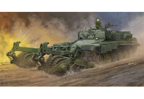 Scale model 1/35 BMR-3 Armored Mine Clearance Vehicle Trumpeter 09552