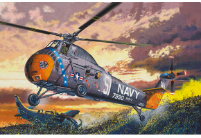 Сборная модель 1/48 Вертолет H-34 US NAVY RESCUE Трумпетер 02882