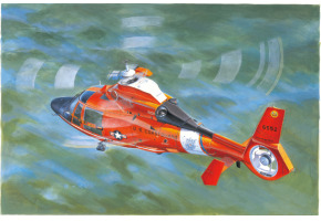 Сборная модель 1/35 Вертолет HH-65C Dolphin Трумпетер 05107