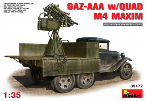ГАЗ-ААА со счетверённым пулемётом "Максим"