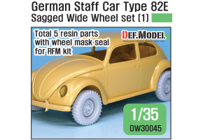 German Staff Car Type 82E Wheel set 01-Wide(contienetal) ( for RFM 1/35)