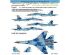 preview Foxbot 1:32 Декаль Бортові номери для Су-27УБМ-1 ВПС України, цифровий камуфляж (Частина 2)