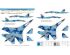 preview Foxbot 1:32 Decal Side numbers for Su-27 Ukrainian Air Force, digital camouflage