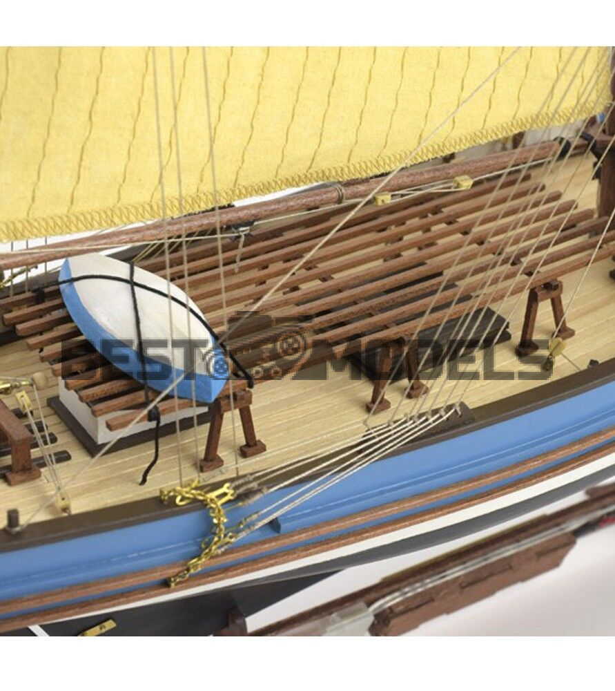 Tuna Boat Marie Jeanne. 1:50 Wooden Fishing Boat Model Kit AL22175