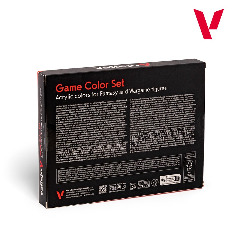 Color Numbers Val Набір акрилових фарб Game Color Початківець (Game Color Introduction ...