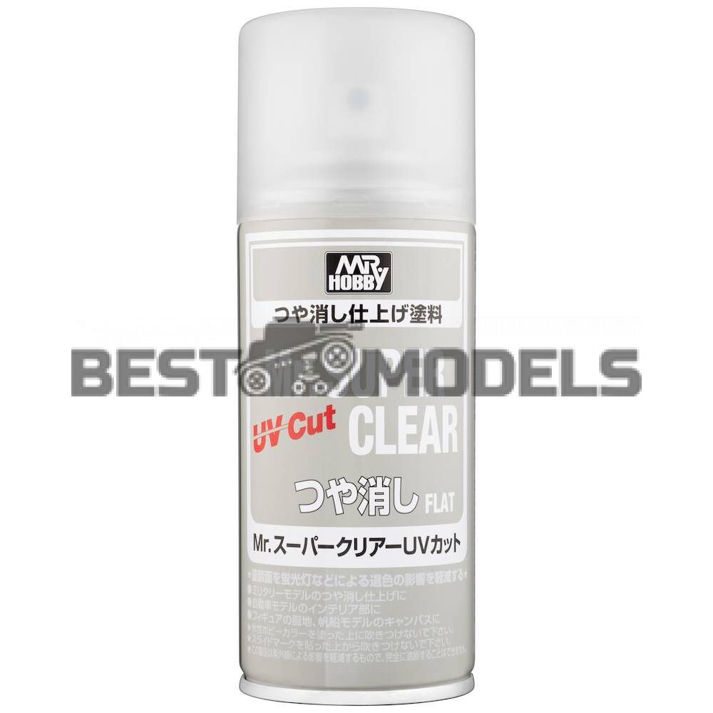 Mr. Super Clear Gloss Spray (170 ml) / Gloss varnish in aerosol B