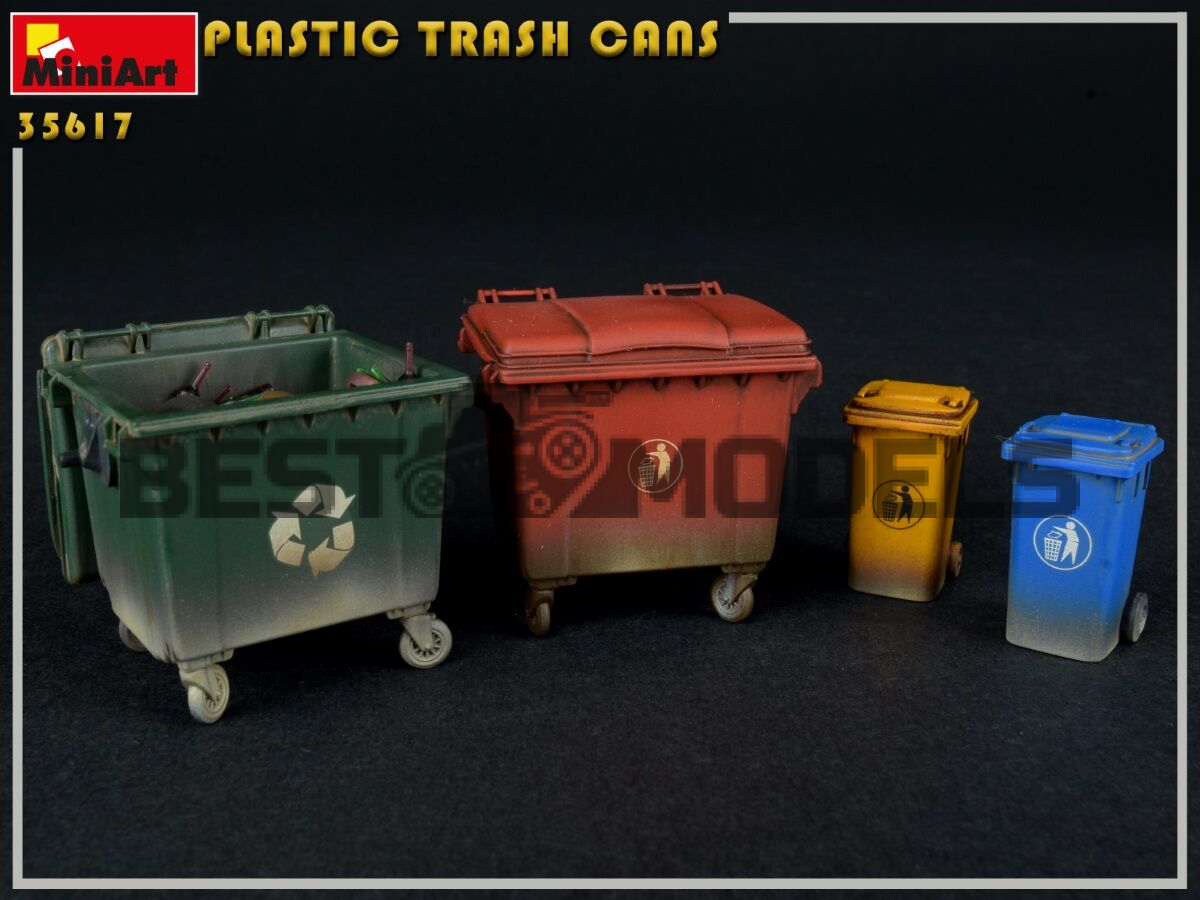 Металлические мусорные баки 1:35 MINIART (MA35636) – фото, отзывы,  характеристики в интернет-магазине ROZETKA от продавца: Mar