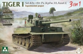 Сборная модель 1/35 Танк Тигр 1 Sd.Kfz.181 Pz.Kpfw.VI.Ausf.E (экспериментальный проект) Таком 2192