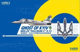 Збірна модель 1/48 Літак MiG-29 9-13 "Fulcrum-C" Привид Києва обмежена серія Great Wall Hobby S4819
