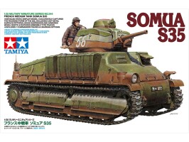 Scale model 1/35 tank Somua S35 Tamiya 35344