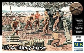 Us artillery crew model figures