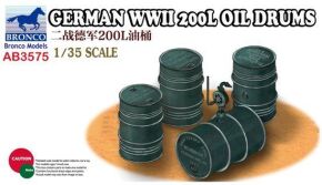 German WWII 200L Oil Drums