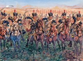 обзорное фото British Light Cavalry 1815 Фигуры 1/72