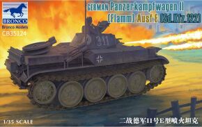 Збірна модель німецького Panzerkampfwagen II (Flamm) Ausf.E (Sd.Kfz.122)