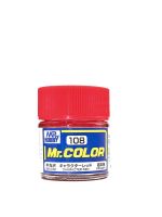 обзорное фото Character Red semigloss, Mr. Color solvent-based paint 10 ml. (Звичайний Червоний напівматовий) Нітрофарби