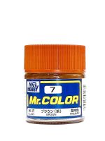обзорное фото  Brown gloss, Mr. Color solvent-based paint 10 ml. / Коричневый глянцевый Нітрофарби