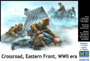 обзорное фото "Crossroad, Eastern Front, WWII era"           Фігури 1/35