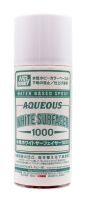 обзорное фото Mr. Aqueous White Surfacer 1000 / Грунт білий на водній основі в аерозолі Фарба / ґрунт в аерозолі