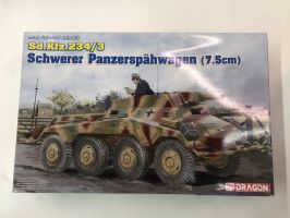 обзорное фото Sd.Kfz.234/3 Schwere Panzerspahwagen (7,5 см) + 1/35 Німецький важкий броньований автомобіль Sd.kfz.234/3 часів Другої світової війни Комплекти
