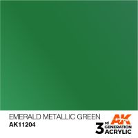 обзорное фото EMERALD METALLIC GREEN – METALLIC / СМАРАГДОВИЙ ЗЕЛЕНИЙ МЕТАЛІК Металіки та металайзери