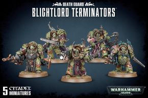 обзорное фото DEATH GUARD BLIGHTLORD TERMINATORS Гварідія Смерті